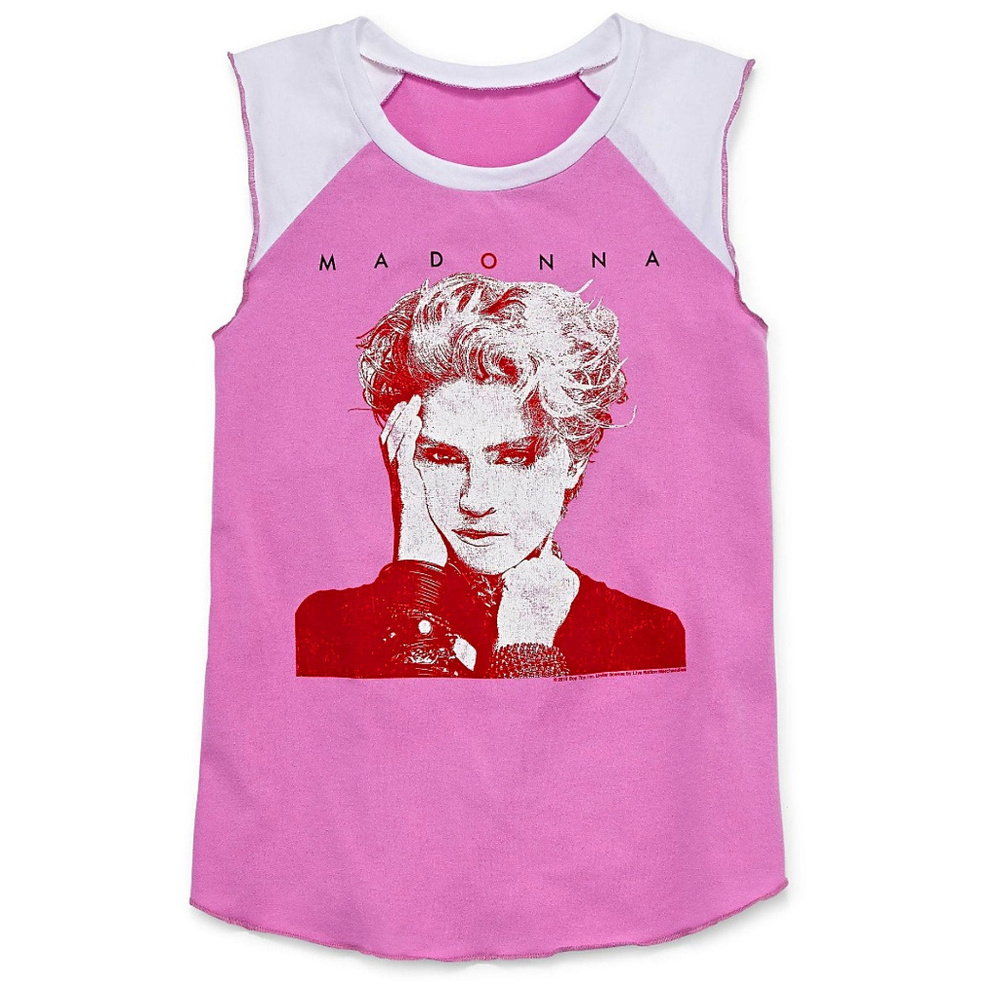 Madonna Photo pop Girls Official Raglan T-Shirt 4-16 Plus L XL 2X NWT